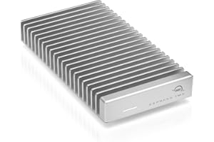 OWC Express 1M2 Portable NVMe SSD USB4 (Thunderbolt Compatible/USB-C) Ultra Fast External SSD Drive with Aluminum Heat Sink E