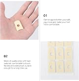 Healifty 45pc U Shape Callus Cushions Soft Foam Corn Pads Waterproof Toe Foot view 5