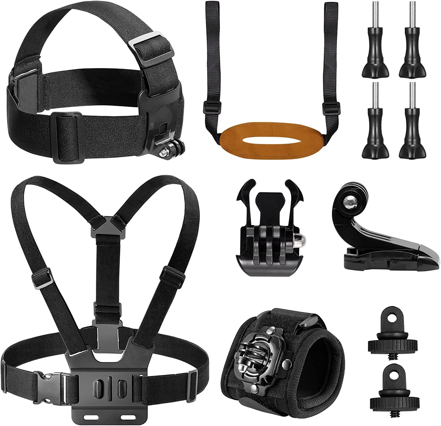 AKASO Action Camera Football Kit Compatible EK7000/ EK7000 Pro/Brave 4/ Brave 4 Pro/Brave 7 LE/Brave 7/ Brave 8/ V50X/ V50 Pro/ V50 Elite, and Most Other Brands Action Cameras