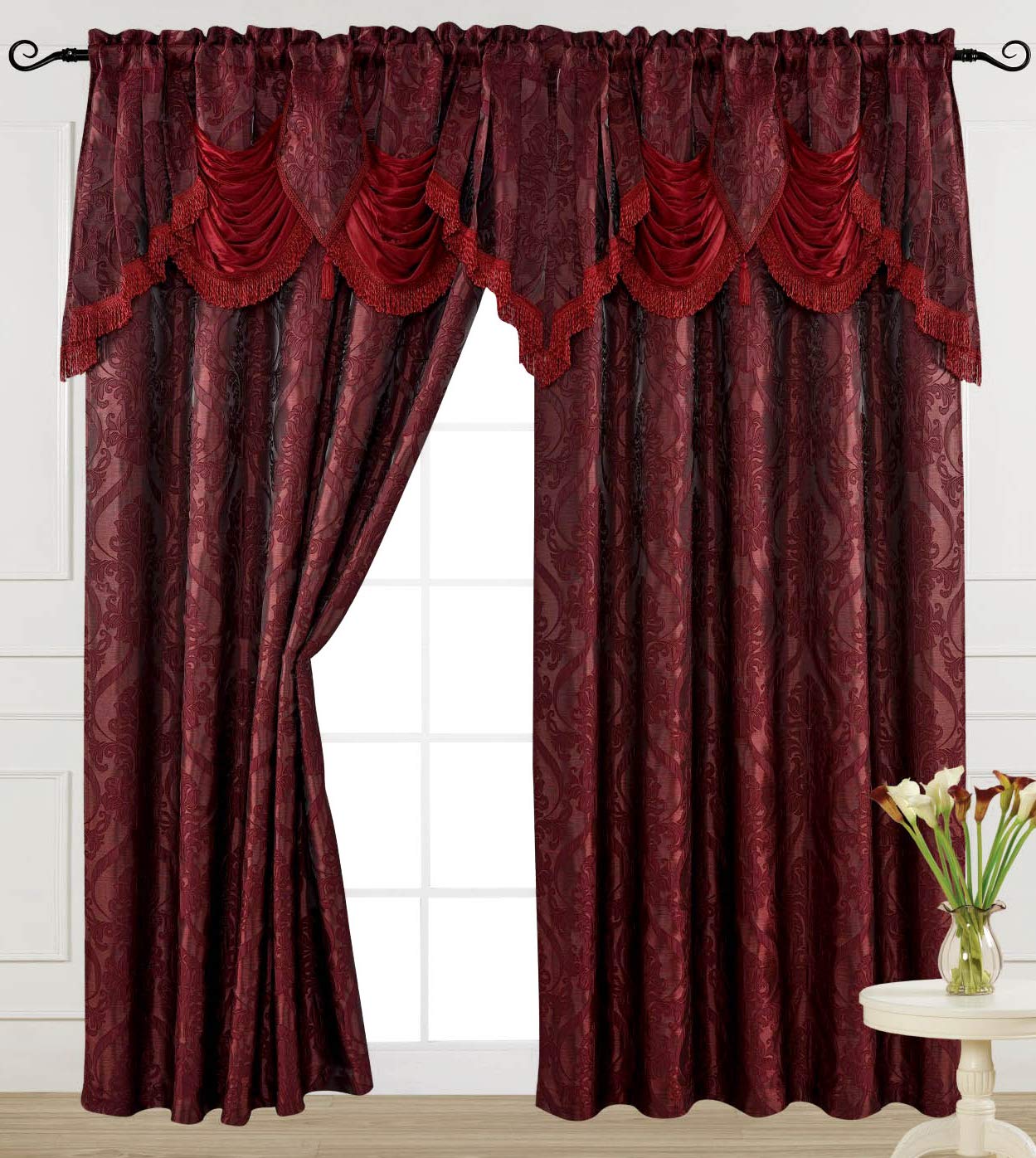 Best burgandy curtains for living room
