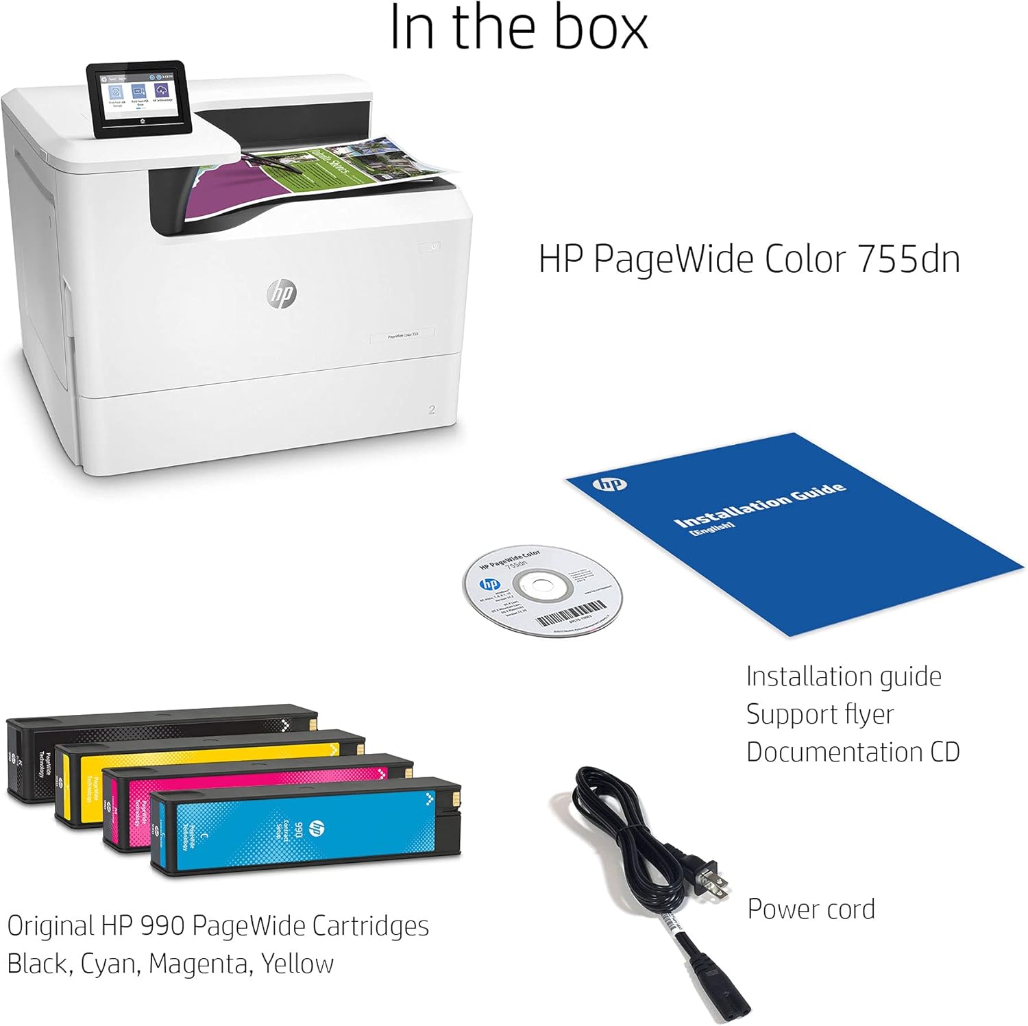 hp pagewide color 755dn