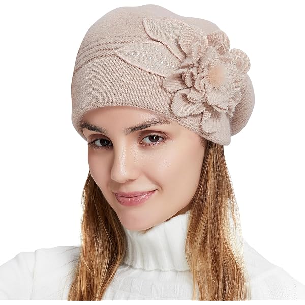 AICHUAN PU Leather French Beret Hat, 6 Panel Newsboy Cabbie 