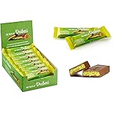 Mini Dubai Chocolate Bar Pistachio | 12 Pack x 1.05 oz | Milk Chocolate Filled with Pistachio Cream and Kataifi, Total 12.06 oz (360g)