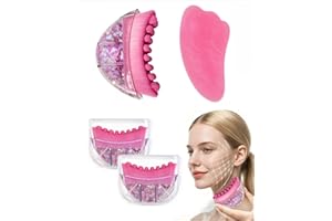 2 PCS New Lymphatic Contour Face Brush, Lymphatic Drainage Massager for Reducing Puffiness & Promoting Circulation, Ergonomic
