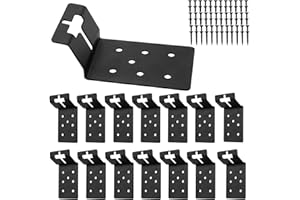 ICOKIN 16 Pack T-Post Bracket 4" T Post Mount Bracket for Signs, Or Fences