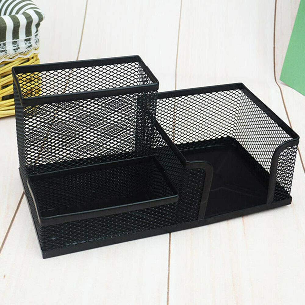 Black Mesh Pen and Pencil Holder,1Pc Multifunctional Desk Organisers Stylish And Convenient Accessories Pen Pot Storage Of Pen,Notbook,Mobile phone