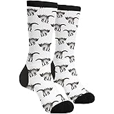 LUMANSITTER Novelty Fun Crew Socks Fashion Comfortable Men And Women Crazy Dress Socks