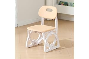 LUUYOUU Adjustable Kids Chair 3 Level Height Adjustable Kid Chair Sturdy Children's Chair for 2-10 Years Old Suitable for Family Home Classroom Kindergarten Indoor use with a Max Weight of 220LB(1PCS-Beige)