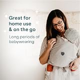 Koala Babycare Baby Sling Easy to Wear Multi-Purpose Carrier Light Grey view 9