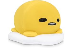 TeeTurtle - The Officially Licensed Original Sanrio Reversible Plushie - Gudetama Plushie - Cute Sensory Fidget Stuffed Animals That Show Your Mood