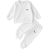Rosibel Toddler Baby Boy Clothes Set Long Sleeve Sweatshirt and Pants Fall Winter Outfits for Infant 6M-3Y