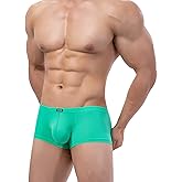 iKingsky Men's Bulge Boxer Briefs Sexy Swimming Trunks Under Panties Breathable Boxershorts Underwear for Men