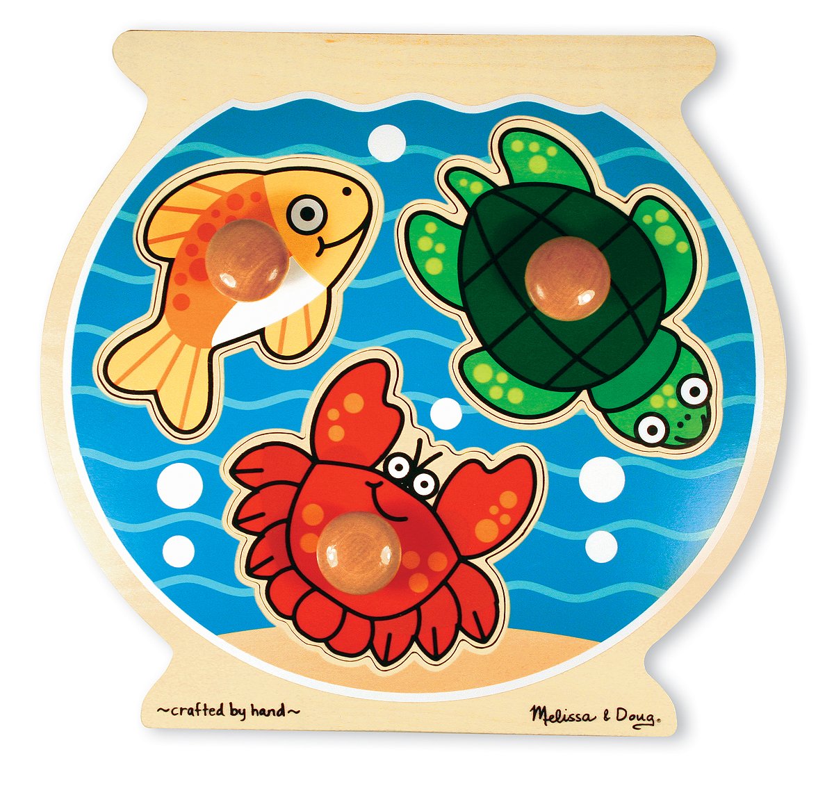 Melissa & Doug Puzzle con Pioli Grandi Boccia per Pesci Amazon Giochi e giocattoli