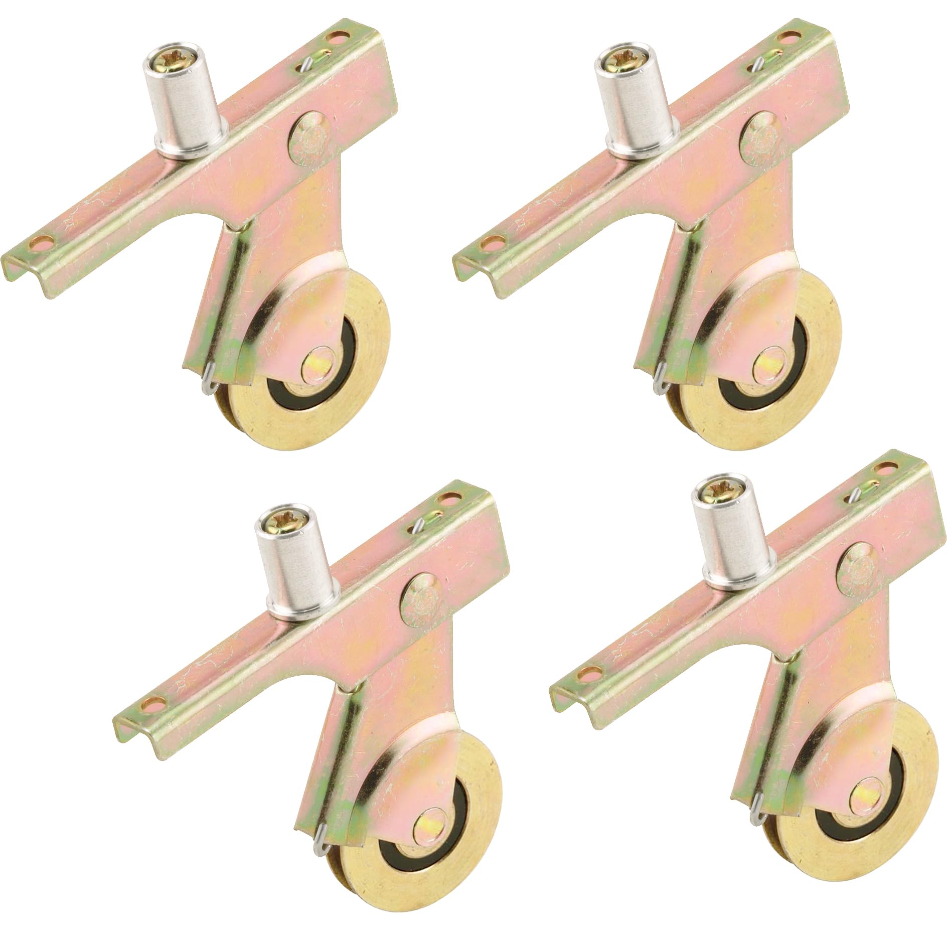 Photo 1 of 4 Pack Sliding Screen Door Tension Spring Fits for Bay Mills Doors, Replaces B 701, B 702 and B 814 Used on Both Top and Bottom, 1" Concaved Steel Ball Bearing