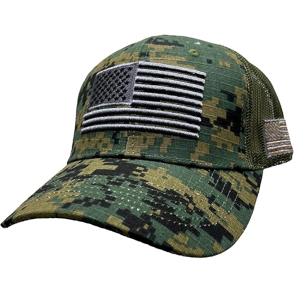 Ashen Fane USA Flag Baseball Hat - Adjustable Snapback With Mesh Back, One Size - View #8