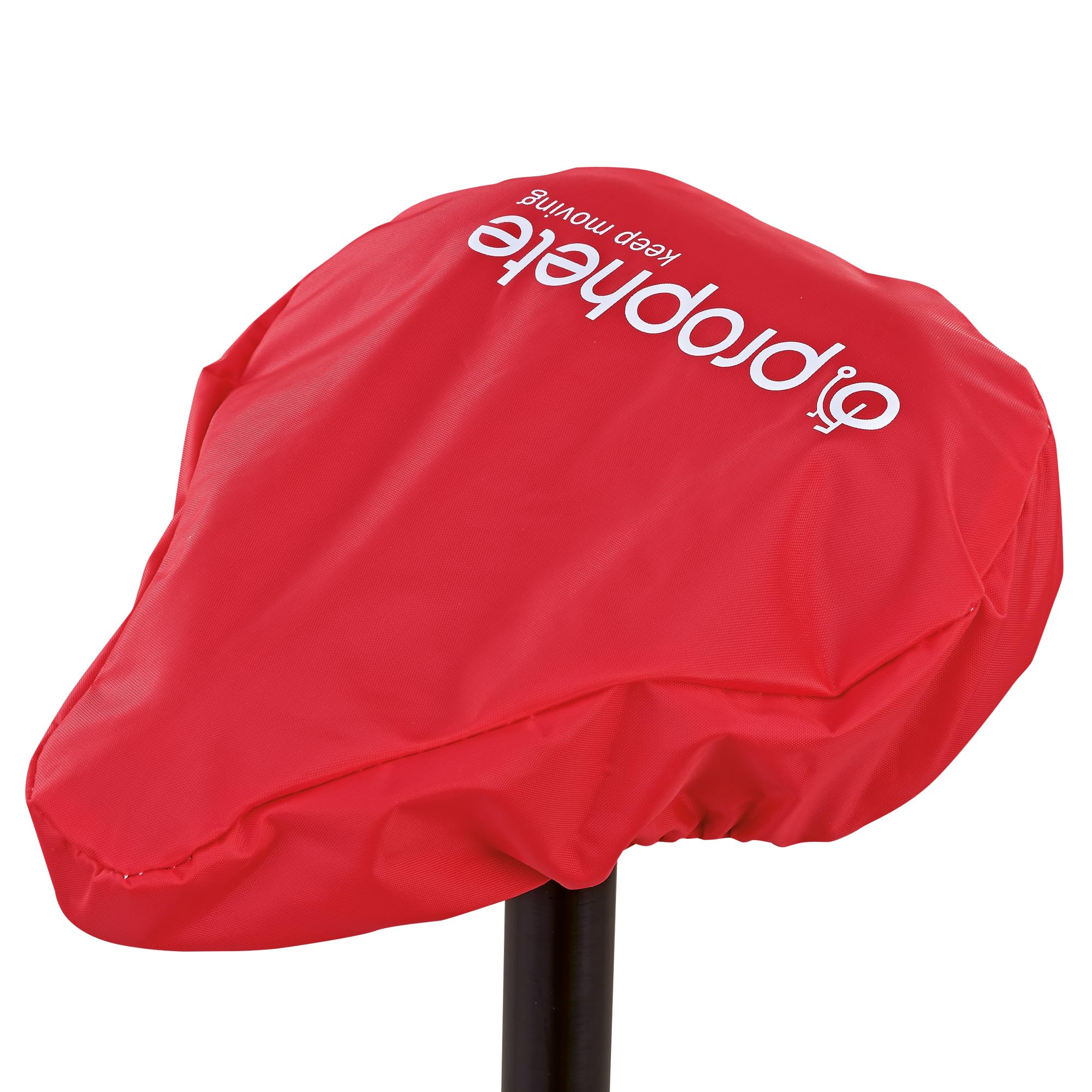 Prophete Water-repellent saddle cover - protection against moisture for all standard bicycle saddles, universal saddle cover for bicycle, city bike and e-bike, durable saddle protector in neon red