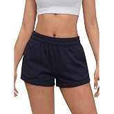 SOLY HUX Women's Sweat Shorts Lounge Shorts with Pockets | Elastic High Waist, Comfy, Casual, Summer