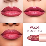 Oulac Moisture Shimmer Lipstick Red Tint 4.5g Vegan Clean Beauty view 3