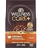 Amazon.com: Wellness CORE Adult Dry Dog Food, Wholesome Grain Kibble,  Natural, High Protein, Turkey and Chicken Recipe, 24 lb Bag : Grocery &  Gourmet Food