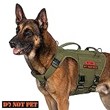 OneTigris Tactical Dog Harness for Large Dog Full