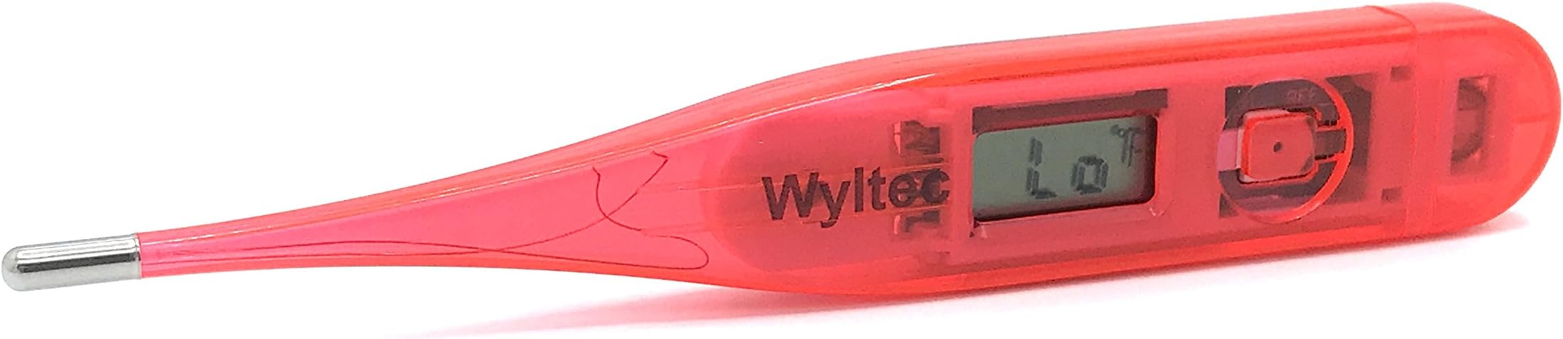 Wyltec Medical Digital Thermometer - Oral - Rectal and Underarm use - Rigid tip - FDA Approved (Red) - Fast Read (15 Seconds)