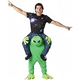 Morph Alien Piggyback Costume, Alien Costume Adult, Piggyback Adult Costume, Halloween Costumes for Men