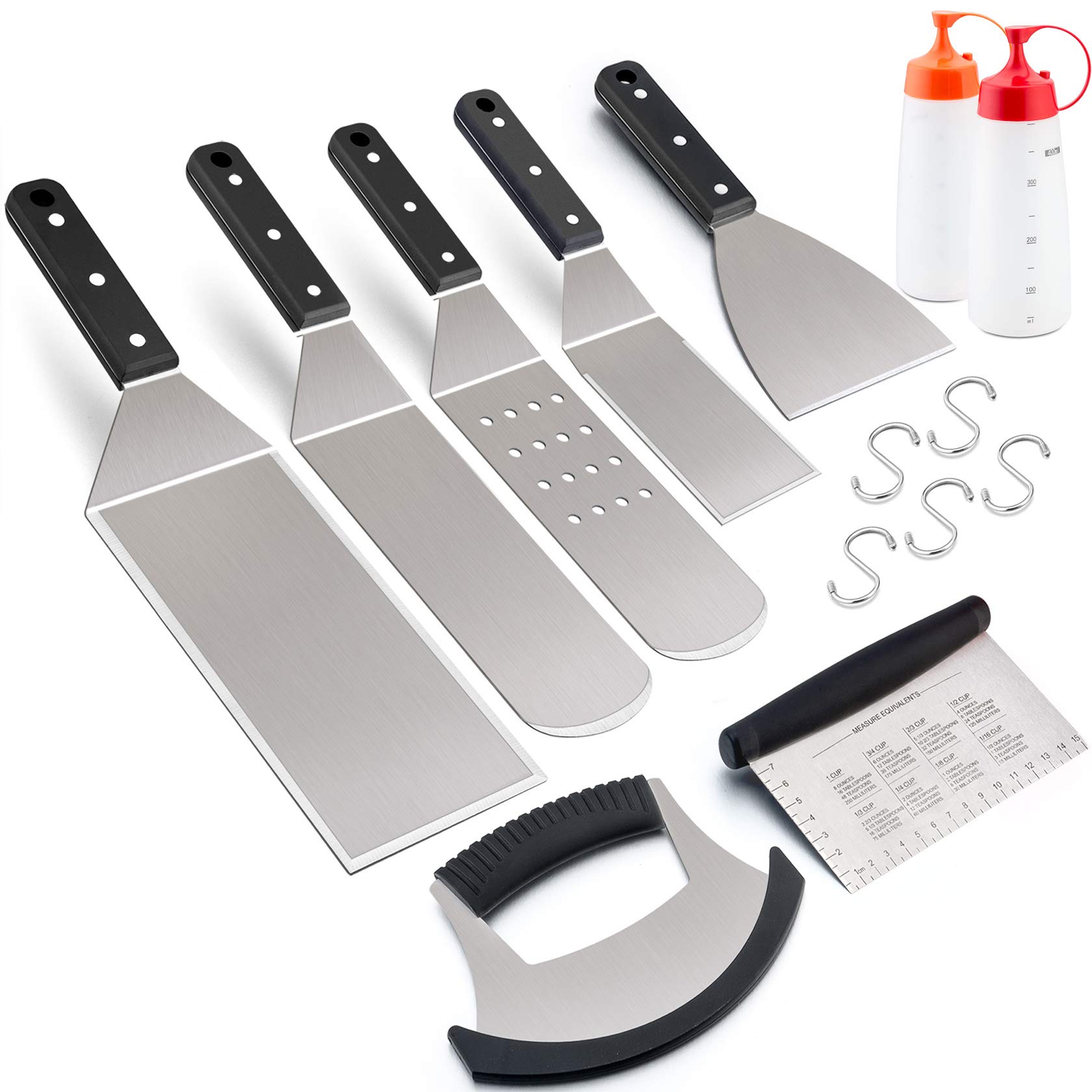 Buy Leonyo 9 PCS Griddle Grill Accessories, Stainless Steel BBQ Metal