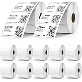 Supdesk Compatible for DYMO 30334 (2-1/4"x1-1/4) Address Barcode White Thermal Labels Work with LabelWriter 4XL Printer 12 Roll 4200 Labels NOT Fit 5XL