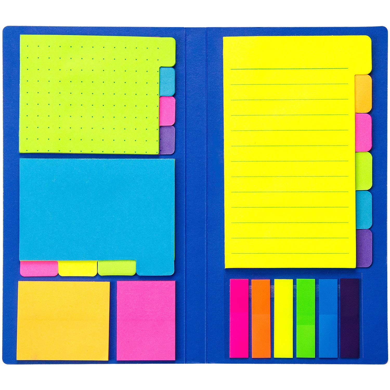 Colored Divider Sticky Notes Bundle Set by heartybay, Prioritize with