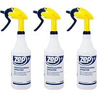 ZEP Professional Sprayer Bottle - 32 oz (Pack of 3) - HDPRO1 - Versatile Adjustable Nozzle Spray Bottles with a Fine Mist or