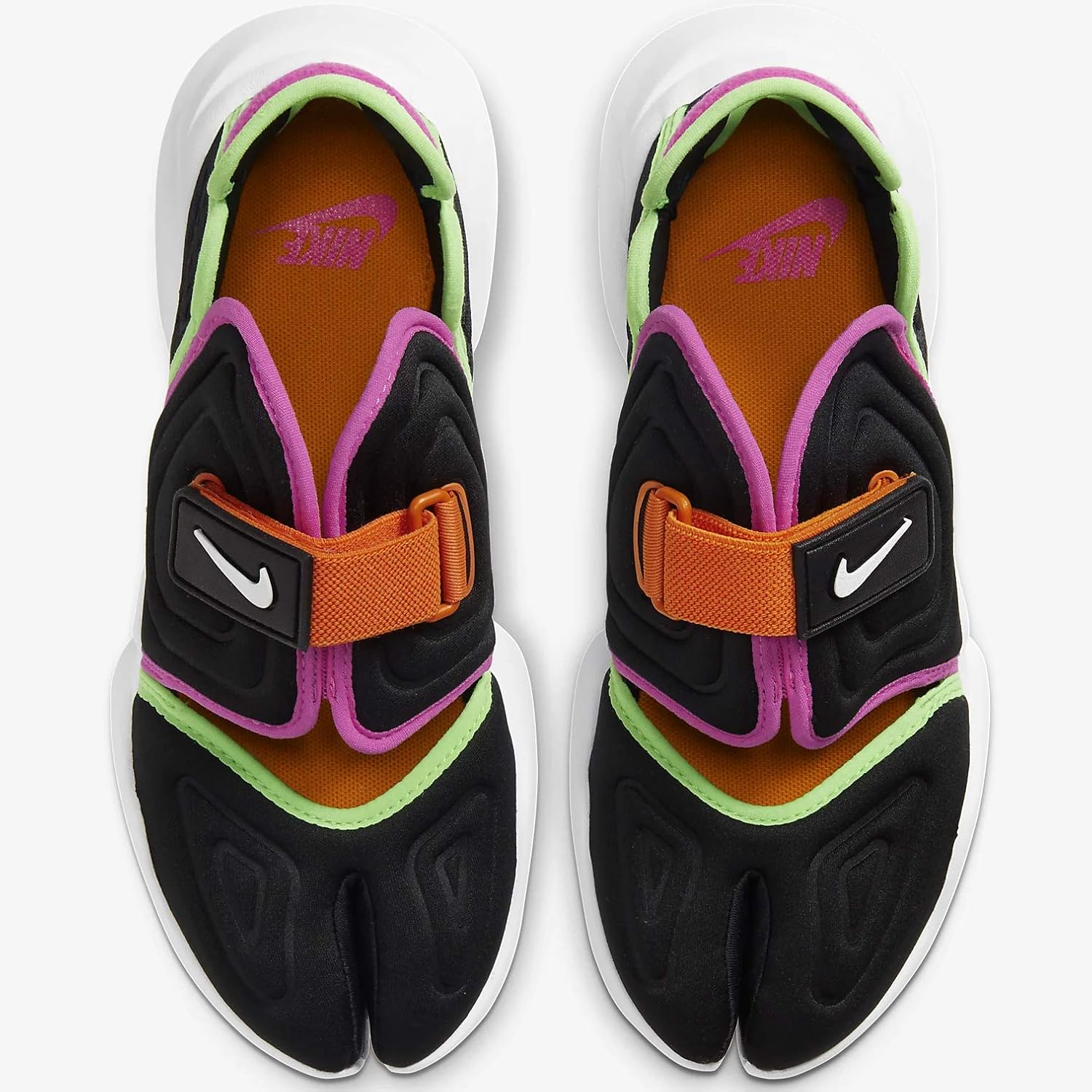 Amazon Co Jp ナイキ Nike アクアリフト W Aquarift ブラック ファイヤーピンク グリーンストライク ホワイト Bq4797 001 ナイキジャパン正規品 22 5cm Shoes Bags