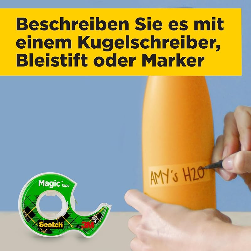 Magic Tape, 2 Rollen im Abroller + 1 GRATIS, 19 mm x 7,5 m