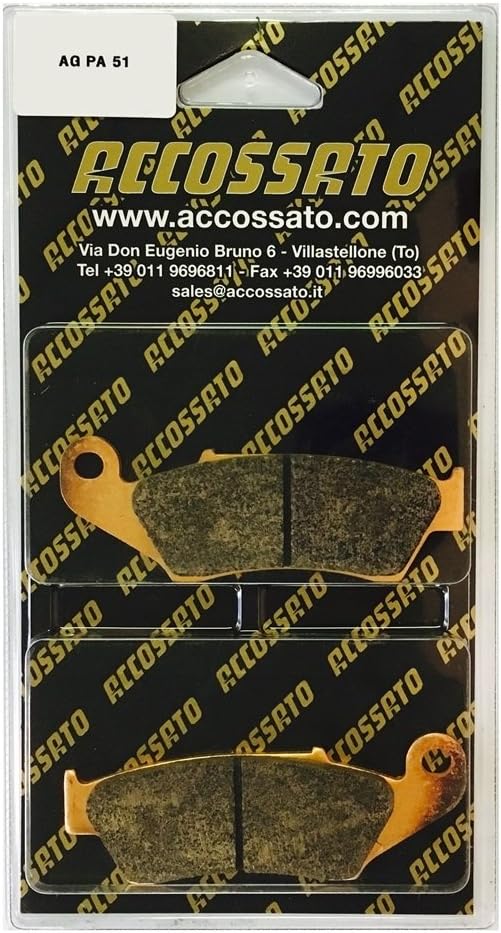 ACCOSSATO Brake Pad agpa51or, Kawasaki > KX 125 K2-m2, 125 (1995)