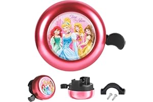 Akkya Bike Bicycle Bell Horn for Kids Adults Cute Kawaii Princess Cycling Handlebars Knee Scooter Accessories for Women Girls Electric Mountain Bike Ring Bell Biking Bicicle Accessories Loud