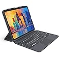 ZAGG - Pro Keys Wireless Keyboard with Trackpad and Detachable Case - Compatible with The Apple iPad 10.2"(Gen 7,8,9) - Charcoal