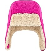 Zutano Boys’ and Girls' Cozie Fleece Furry Winter Baby and Toddler Hat, Fuchsia, 6M