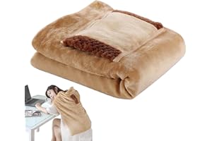 Heating Blanket – Electric USB Heated Blanket Throw, Lightweight Portable 5V Power, Safe Temperature Control, Comfortable Sof
