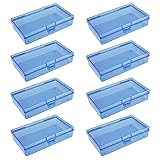 Goodma 8 Pieces Rectangular Empty Mini Plastic