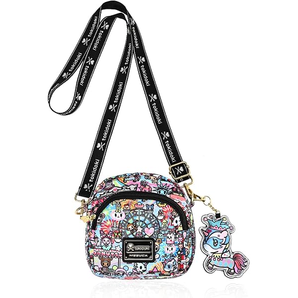 tokidoki Kawaii Micro Backpack Keyring, Black, Small at Amazon
