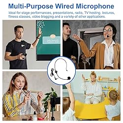 Kinizuxi Hands Free Microphone Headset Mic,Flexible