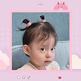 FUYOAL 100 Pcs Baby Hair Bobbles Colorful Cotton Elastic Soft Bands view 7