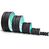Chirp Wheel+ Foam Roller 5-Pack - Targeted Back Foam Roller for Back Pain Relief, Deep Tissue Muscle Massage, Trigger Point Round Foam Roller