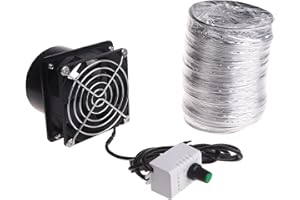 FPOUT USB Adjustable Speed Solder Smoke Absorber - Fume Extractor with Pipe Duct Exhaust Fan & Pipe Tube Ventilation