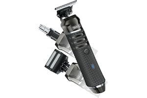 Wahl USA Pro Series High Visibility Skeleton Style Trimmer, Lithium-Ion Cordless USB Rechargeable All in One Shaving & Close Cutting Beard Trimmer for Men with Near Zero Gap Blade – 3026018