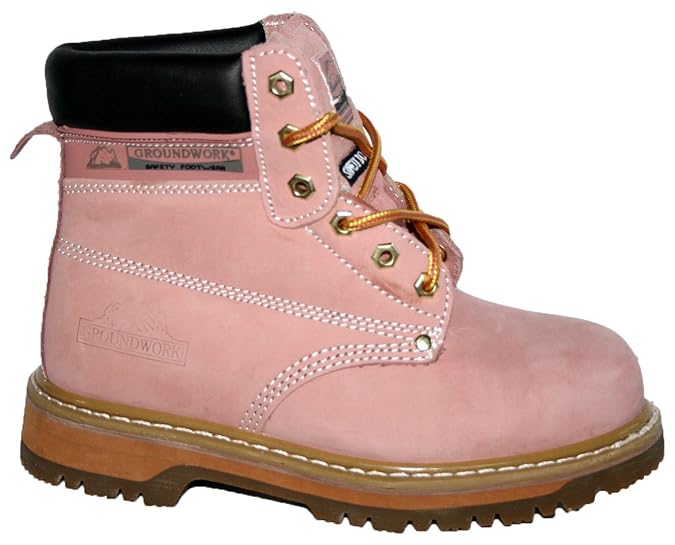 LADIES SK21 LEATHER UPPERS SMART/CASUAL LACE UP STEEL TOE CAP SAFETY