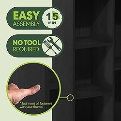 Furinno Luder 5-Cube No Tool Assembly Open