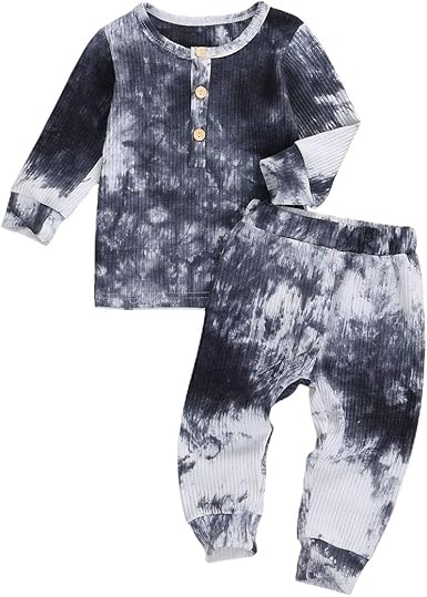 baby tie dye pajamas
