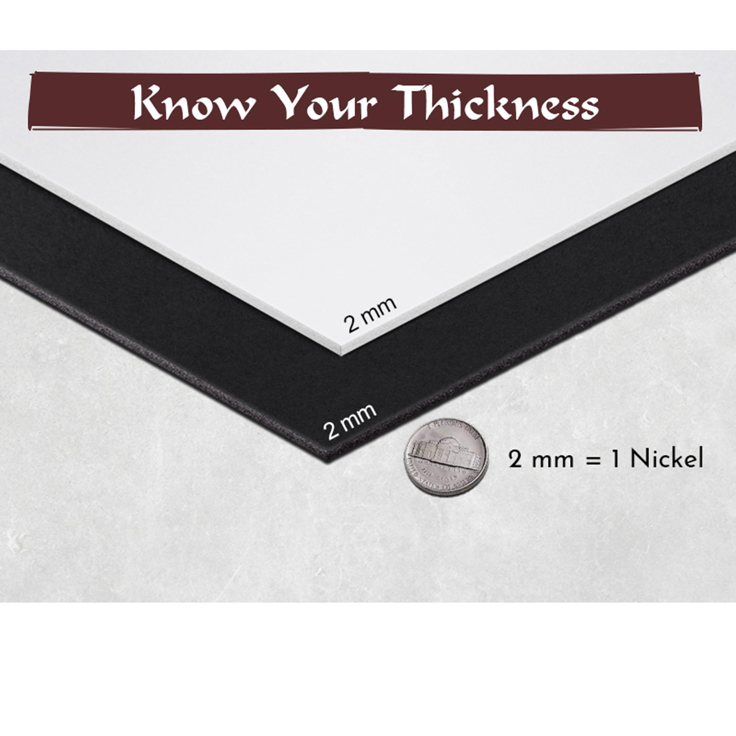 Shape Retention EVA Cosplay Foam - 2mm Thick (Black) X-Large 35”x59” High Density EVA Craft Foam Sheets - Premium 85 kg/m3 Heat Shape Material for DIY, Comic, Con or Halloween Costumes - The Foamory