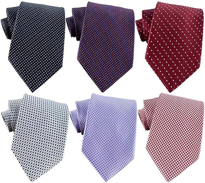 Amazon Mohsily 結婚式 正式 就活 ネクタイ 婚式 メンズ 6本セット ビジネス 正式 就活 紳士 父の日 プレゼント 洗える 無地 花柄 ストライプ 柄 ネクタイ 通販