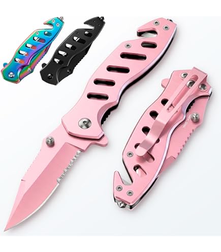 Amazon.com: FLISSA Pocket Knife, Folding Knife with Liner Lock